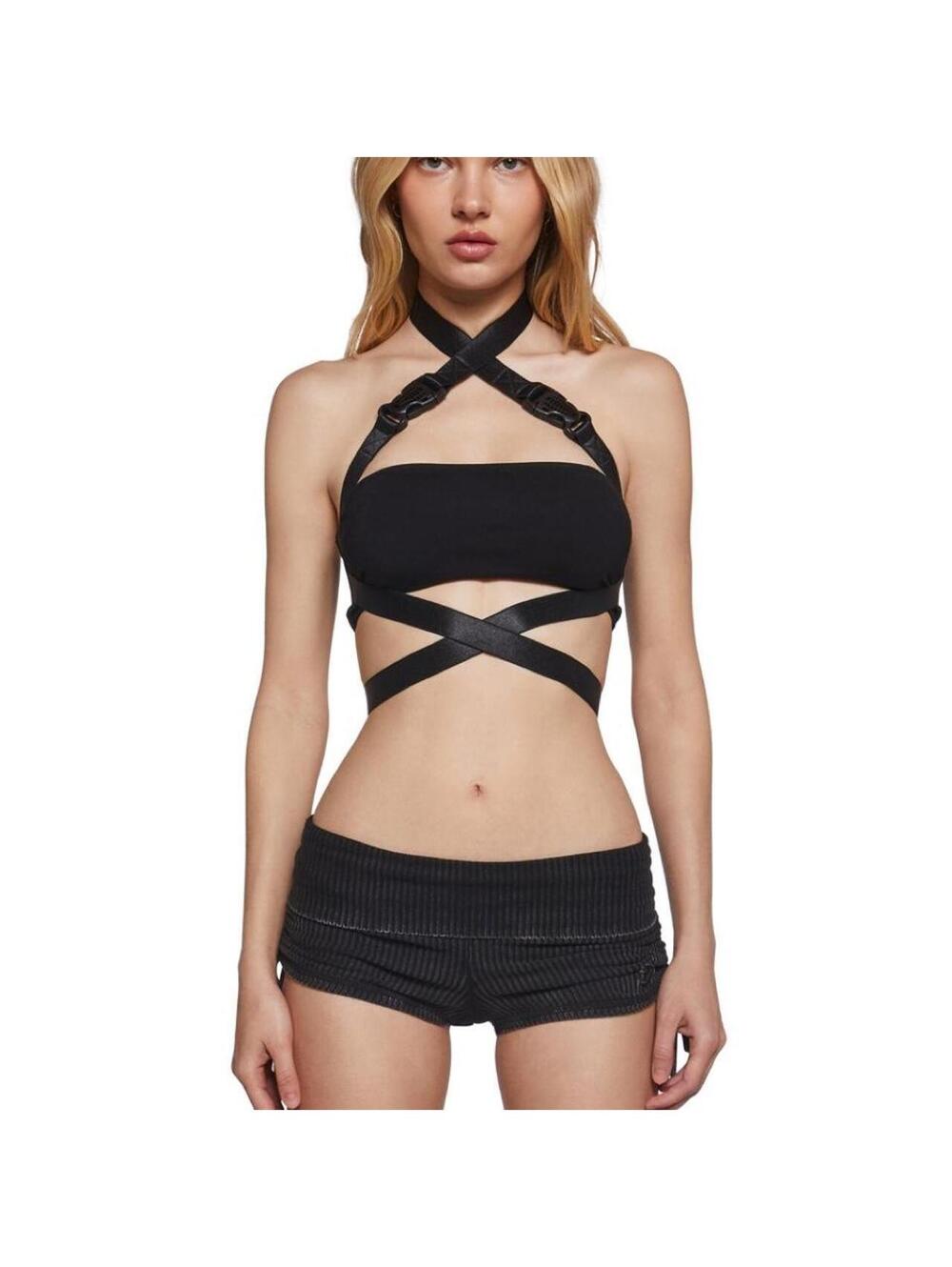 Poster Girl black strap tube top